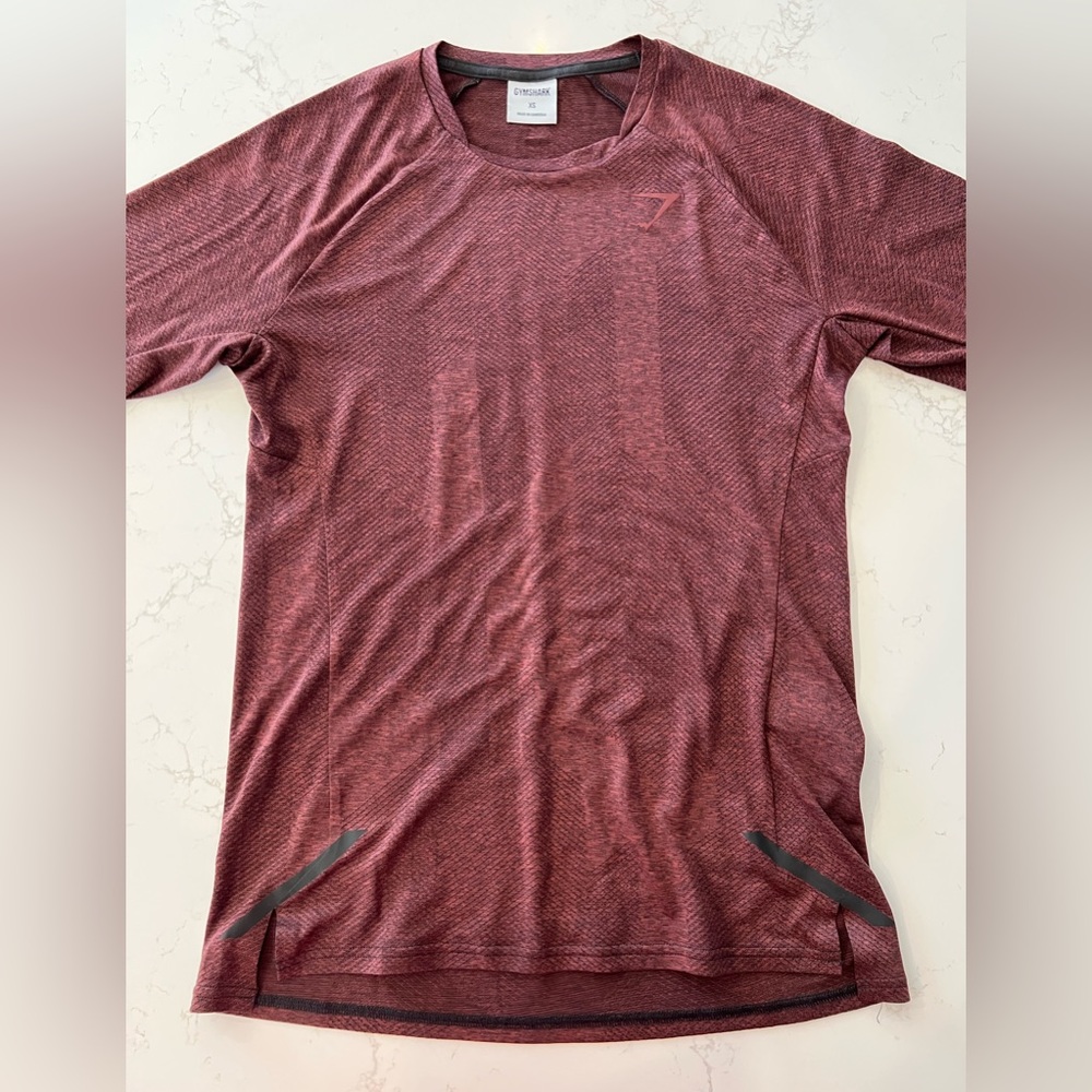 Cherry brown slim fit long sleeve